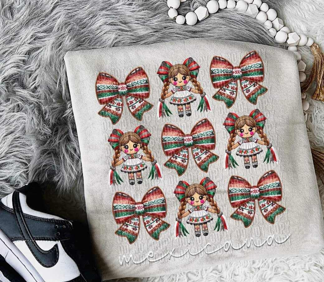 Mexicana village white font (crafti) 62140 DTF transfer