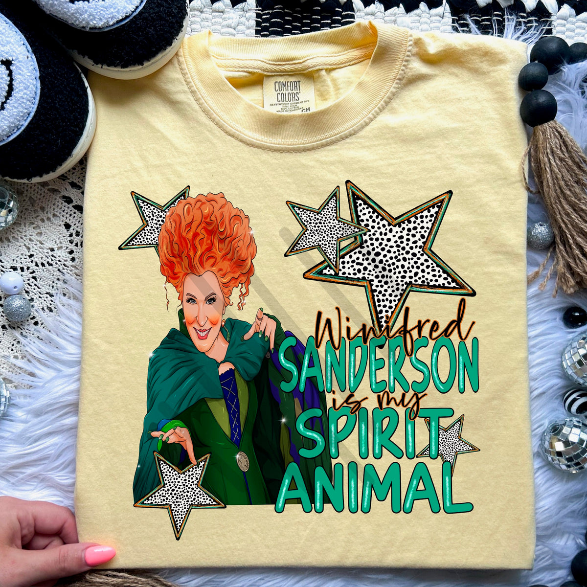 Witch orange hair spirit animal (sarcastic momma) 113724 DTF transfer