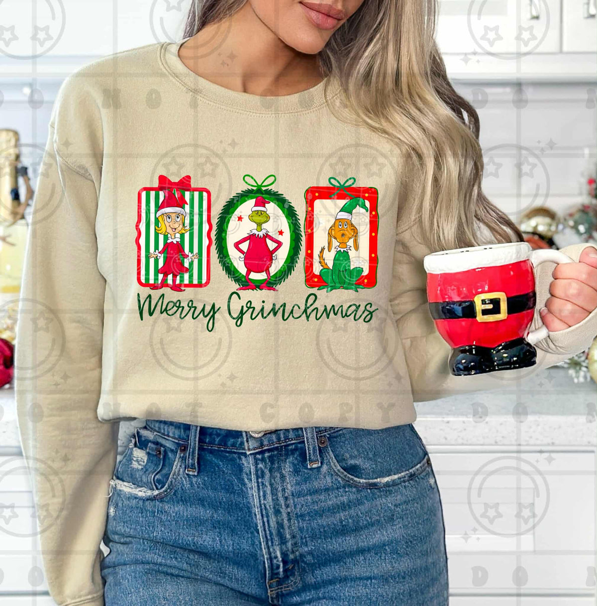 Merry GMas Frames (HW) DTF transfer