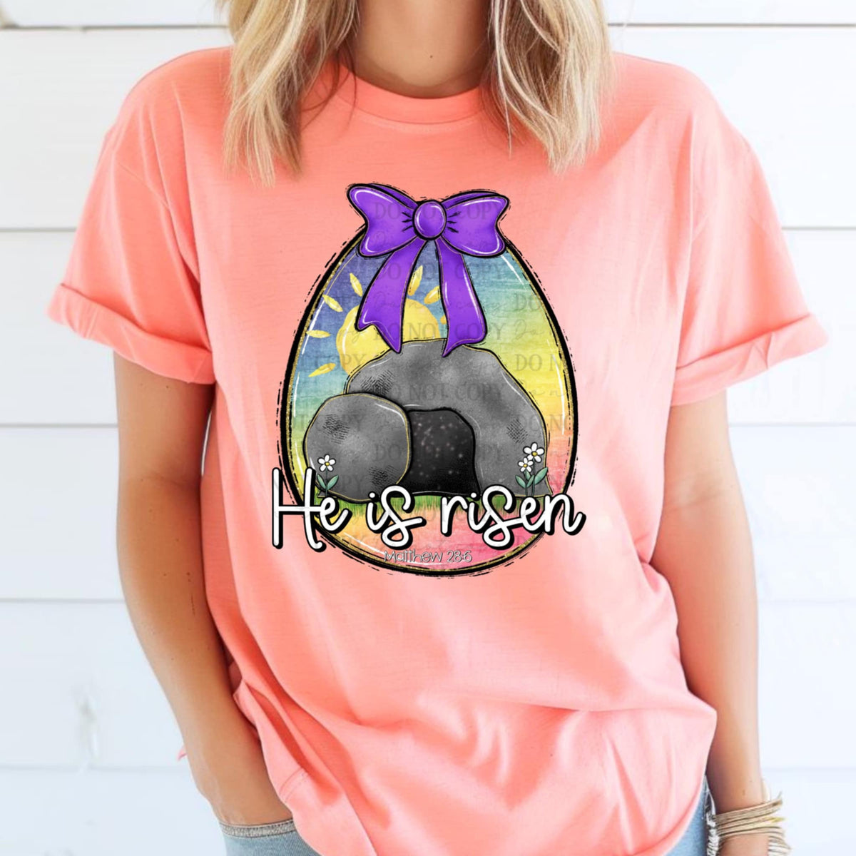 He is risen tomb (CSG) 87348 DTF transfer