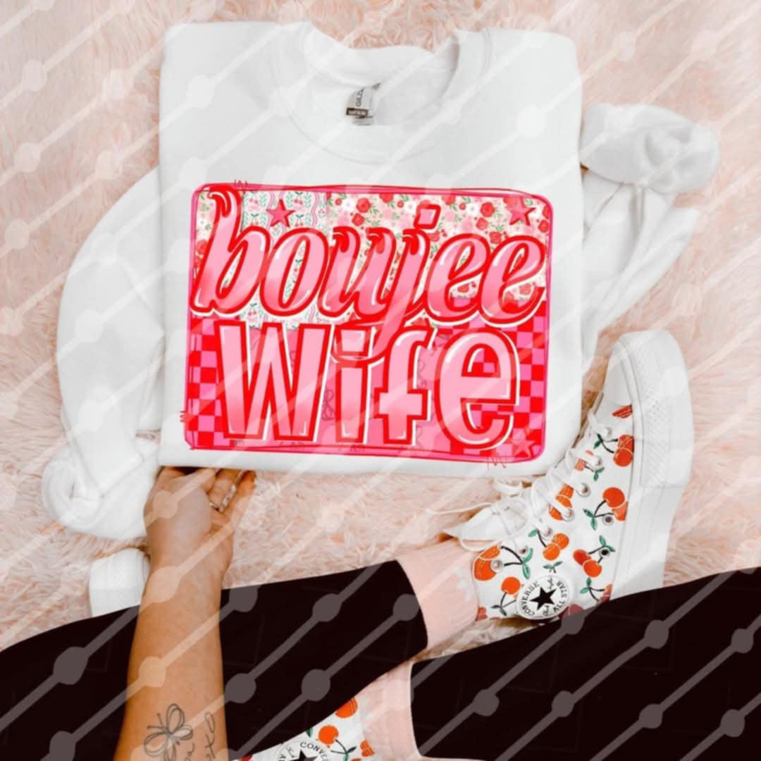 Boujee wife (JBD) 96595 DTF transfer