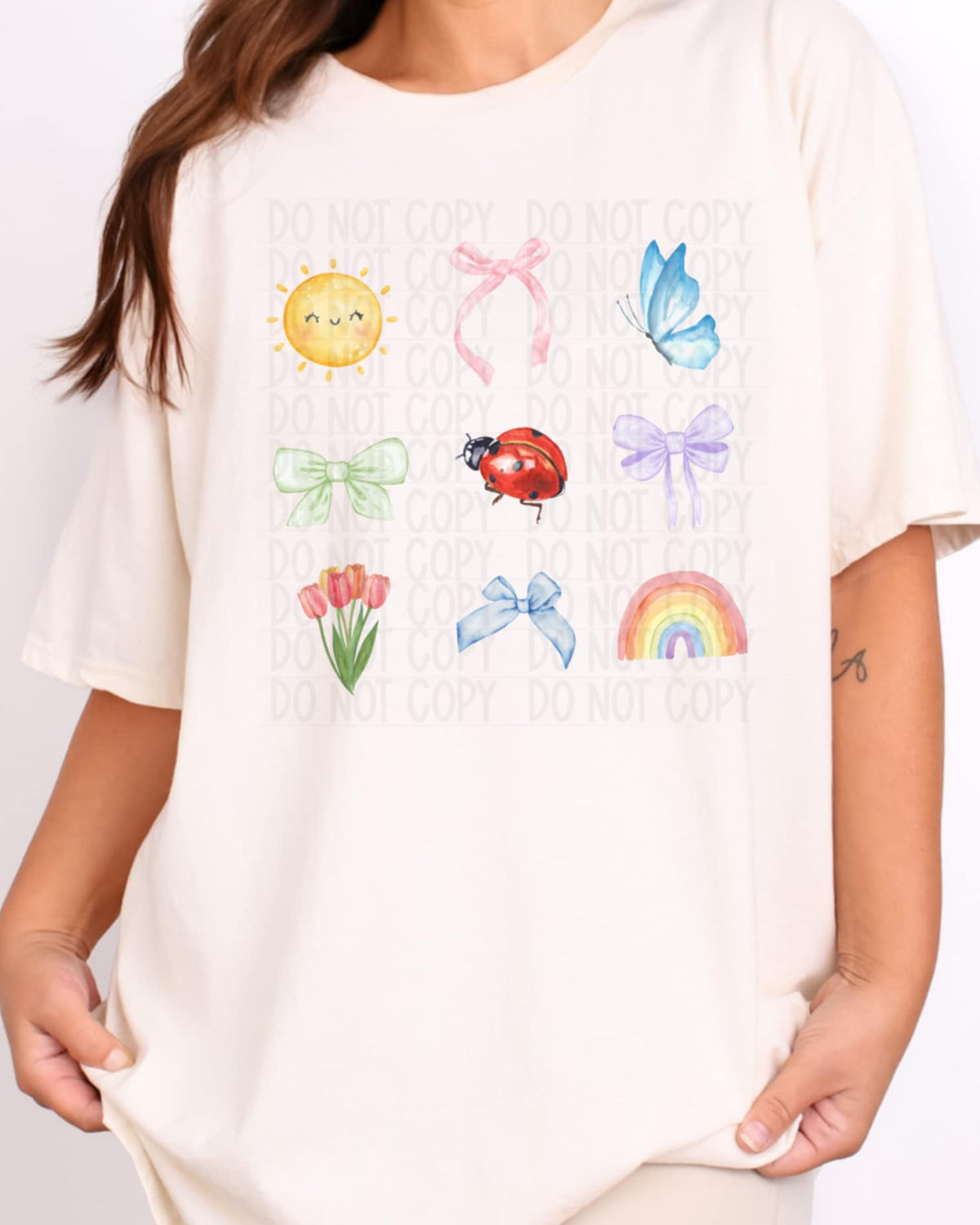 Spring collage 94637 DTF transfer