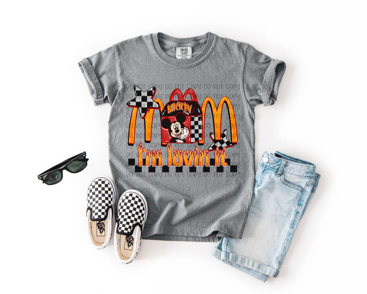 Mouse fast food (SDD) DTF transfer