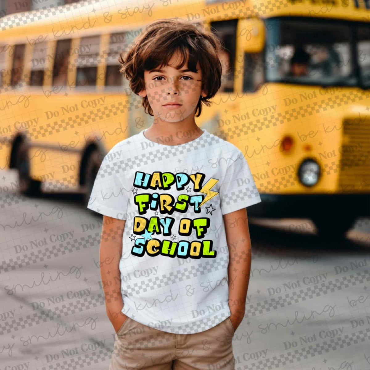 Happy First Day Of school boy  (CMLD) DTF transfer