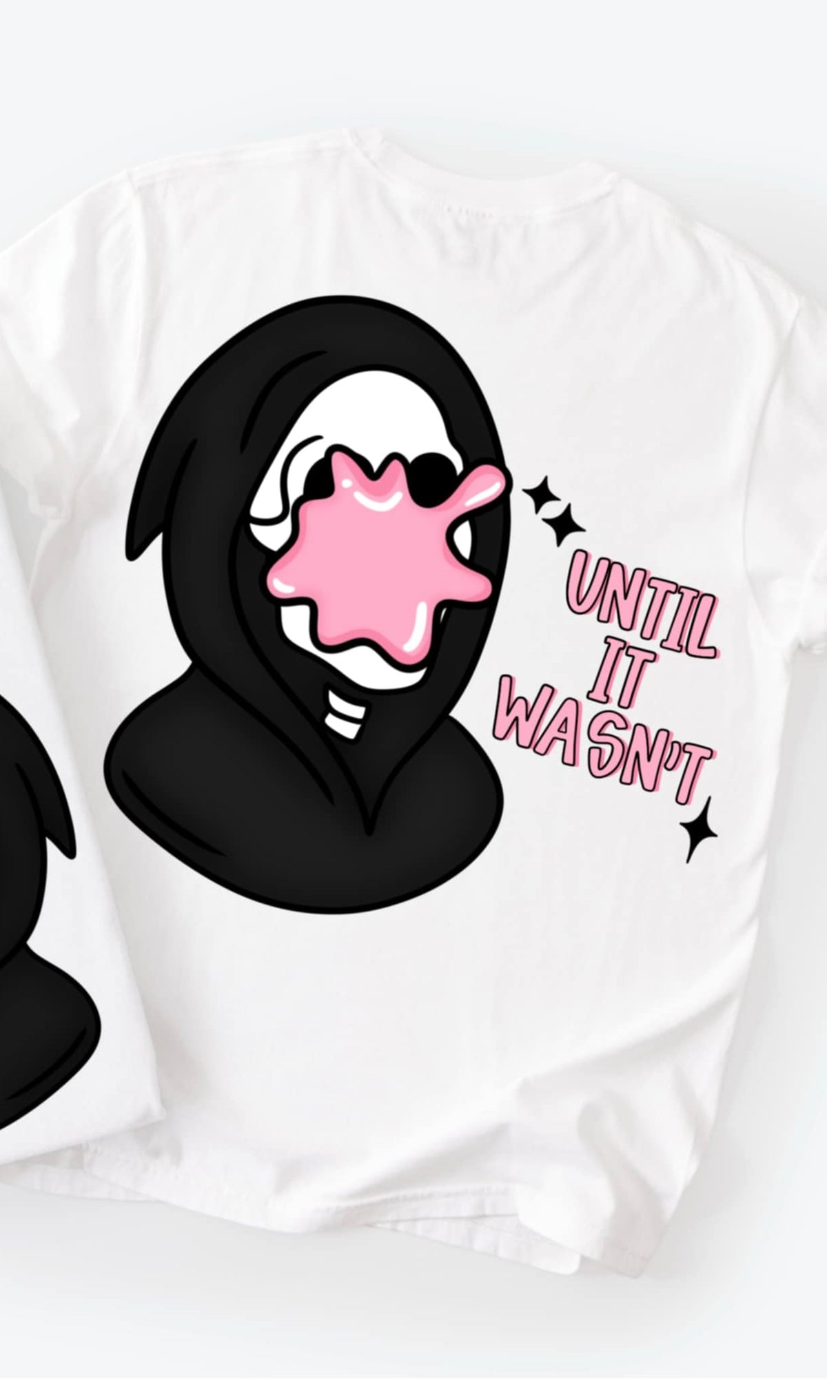 Skeleton Bubble Gum UNTIL IT WASNT CMD DTF transfer