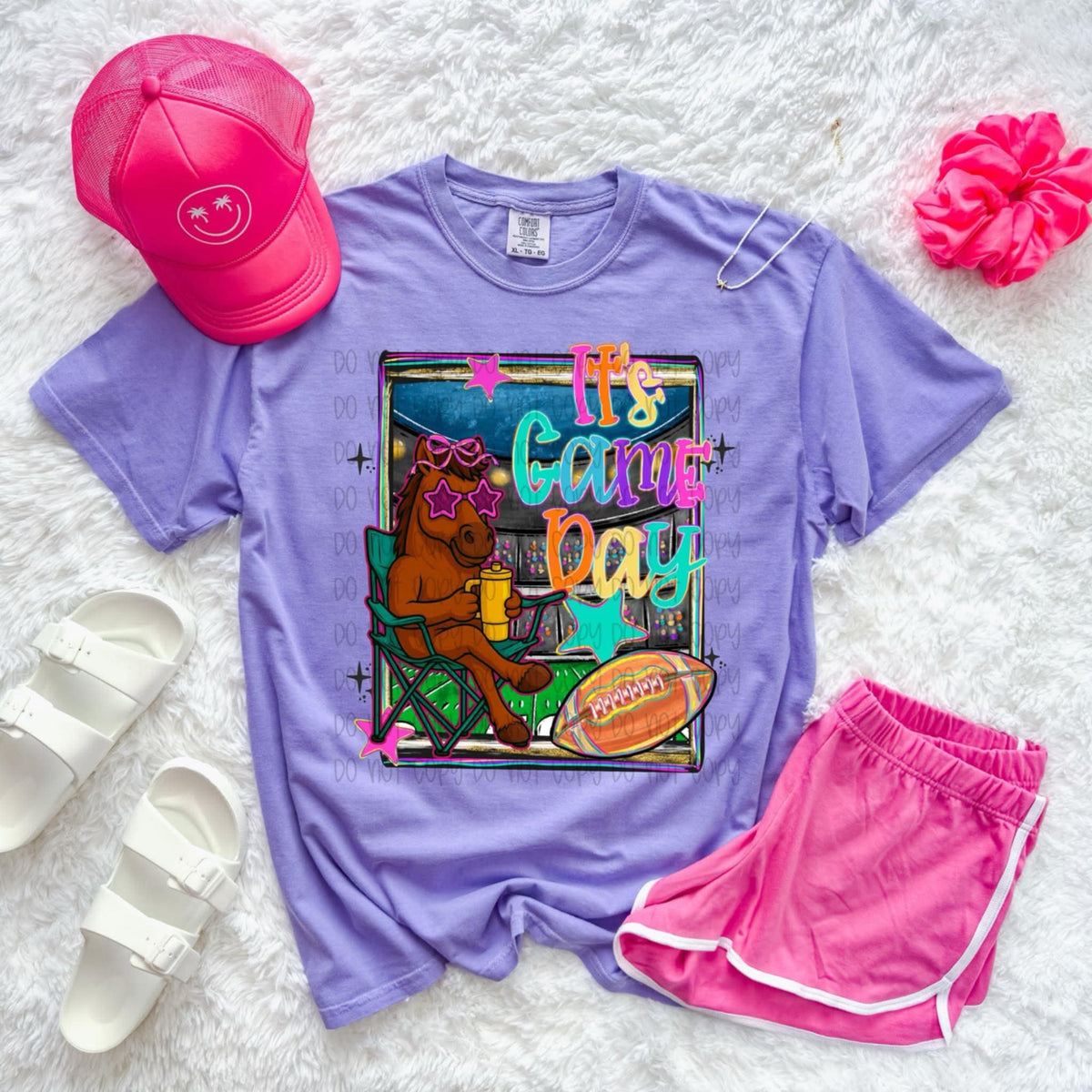 It’s Game Day horse football SSD 113197 DTF transfer