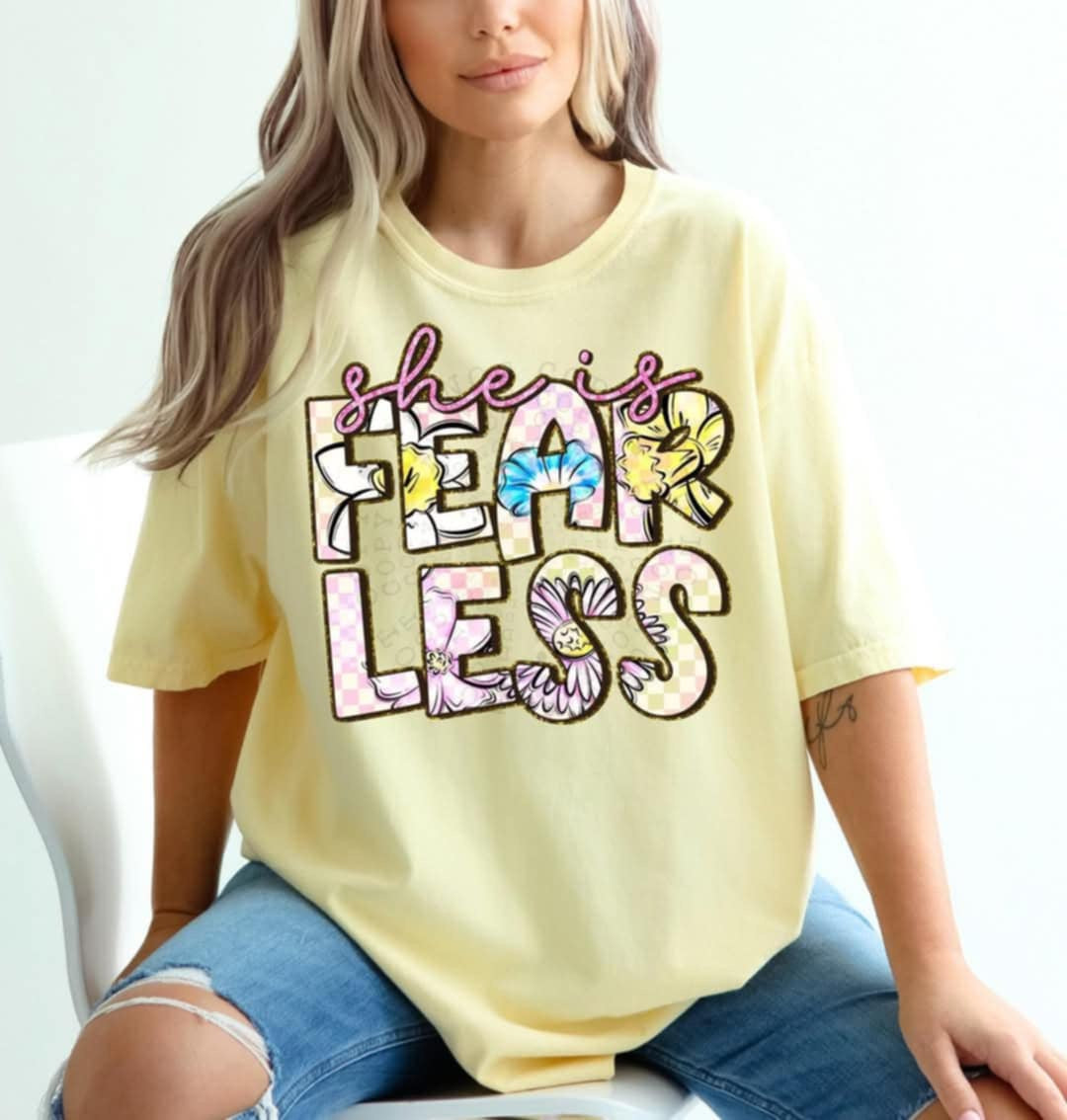 She is fearless (C’s) 92090 DTF transfer