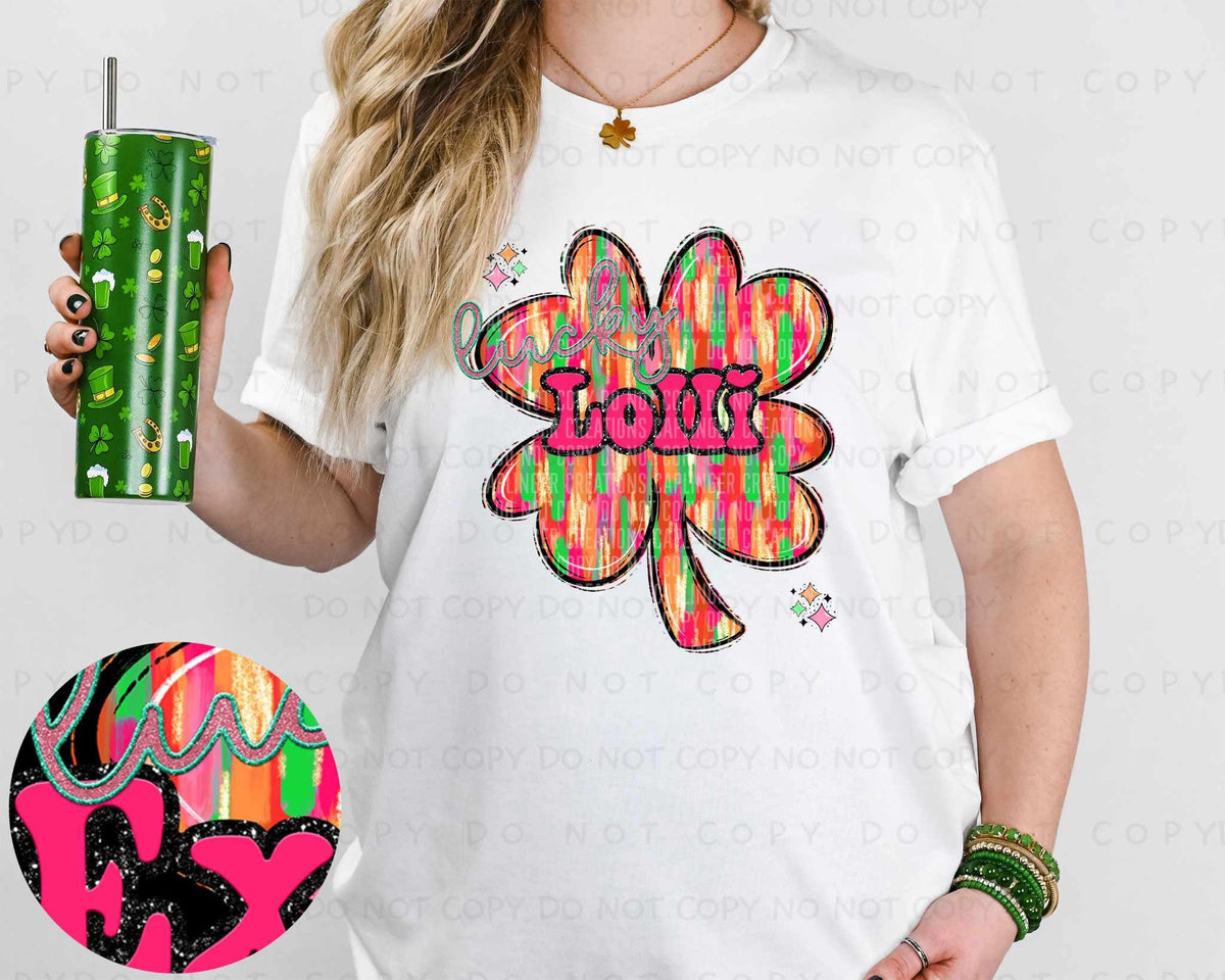 Lolli brushstroke clover (Caplinger) 80297 DTF transfer