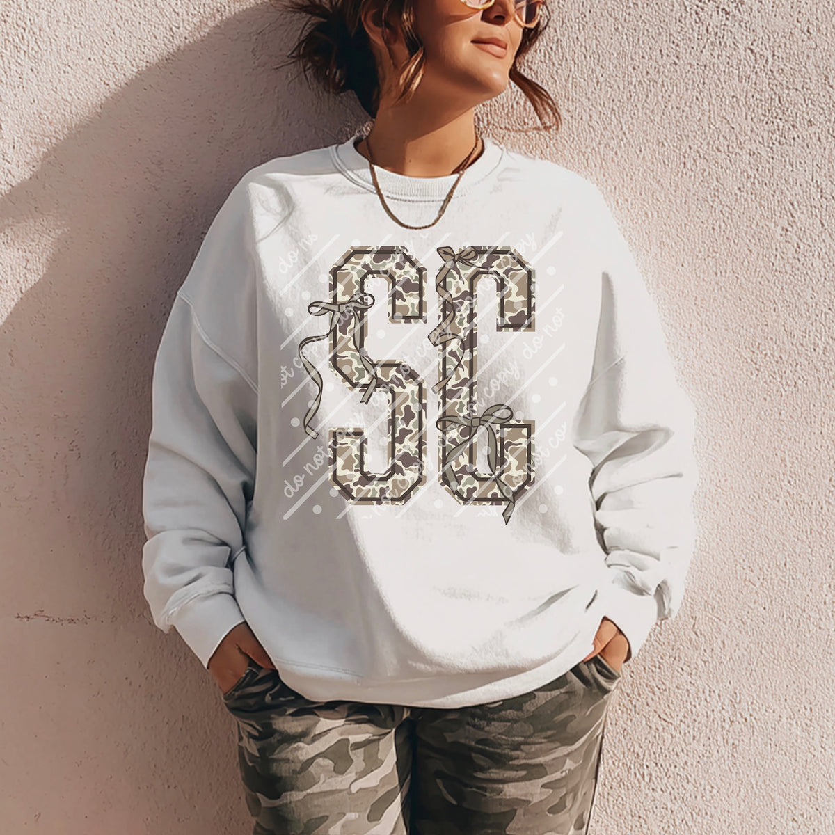 SC camo bow state (scarlow) DTF Transfer