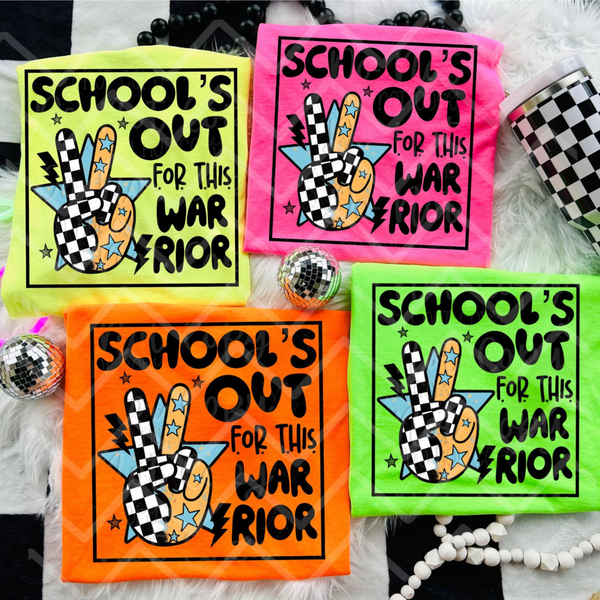 Schools out for this warrior (Virgo) 99172 DTF transfer