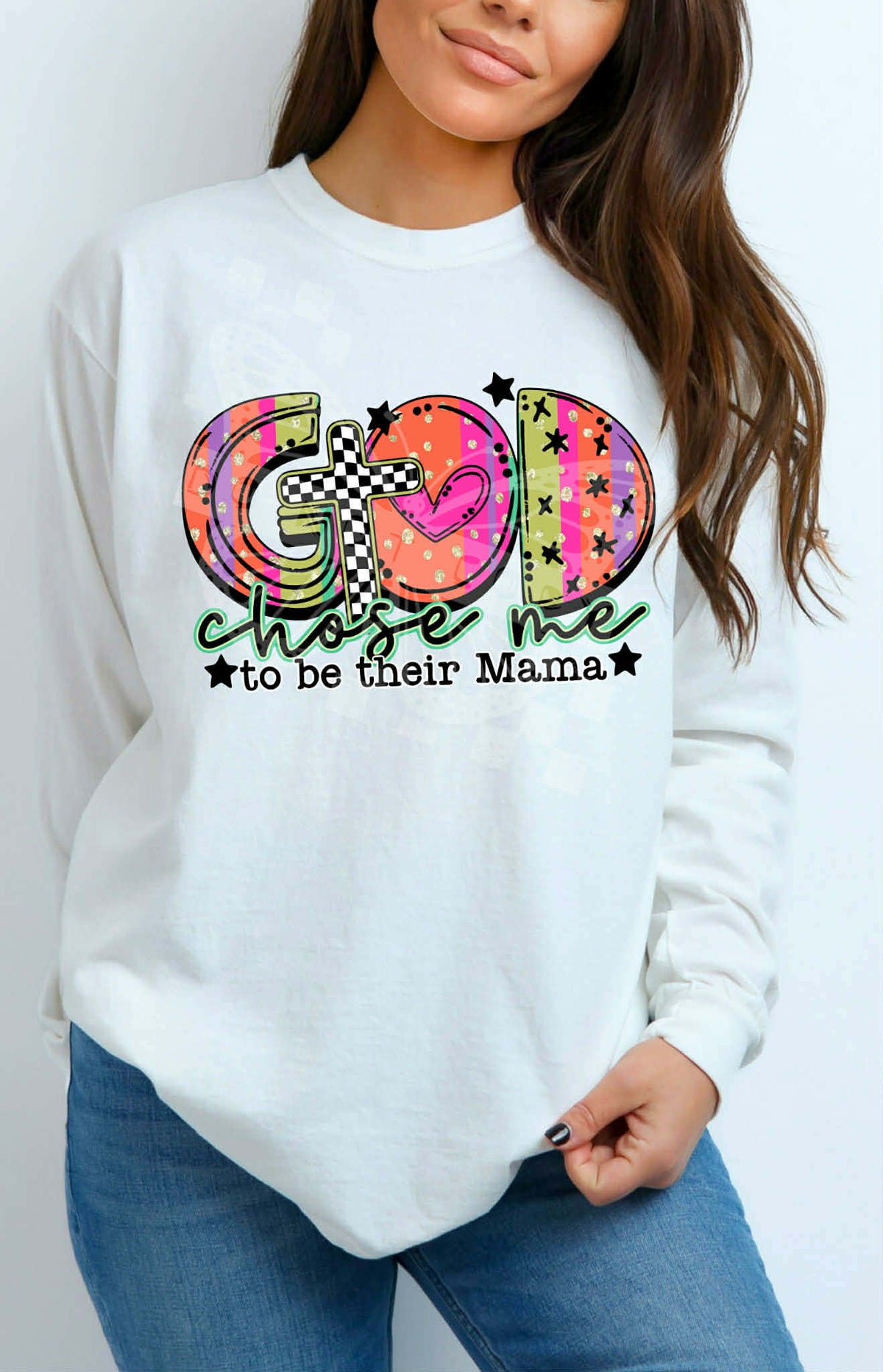 God chose me to be their mama (C’s) DTF transfer