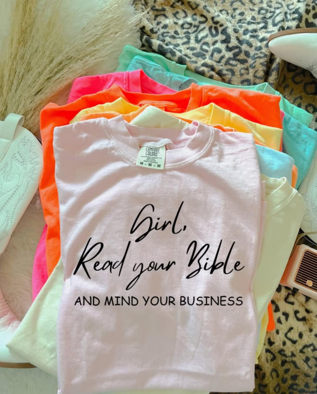 Girl read your Bible 106252 DTF transfer