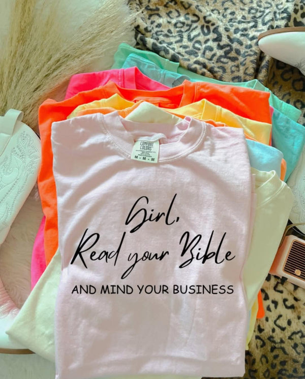 Girl read your Bible 106252 DTF transfer