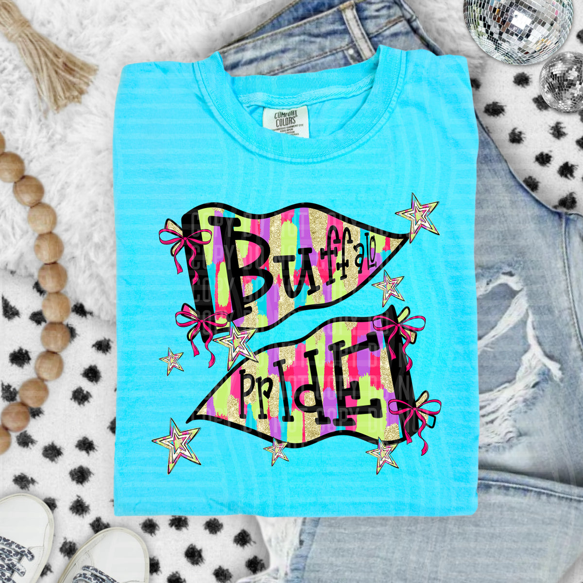 Buffalo Pride - Brushstroke Flag 108423 DTF transfer