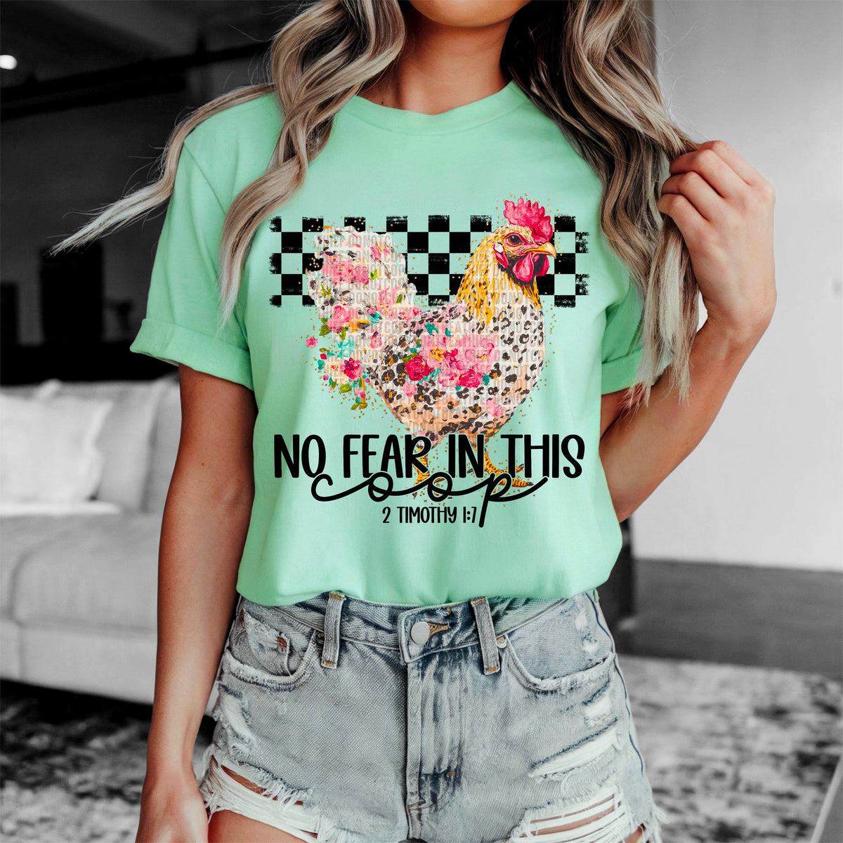 No fear in this coop (SDD) 96007 DTF transfer