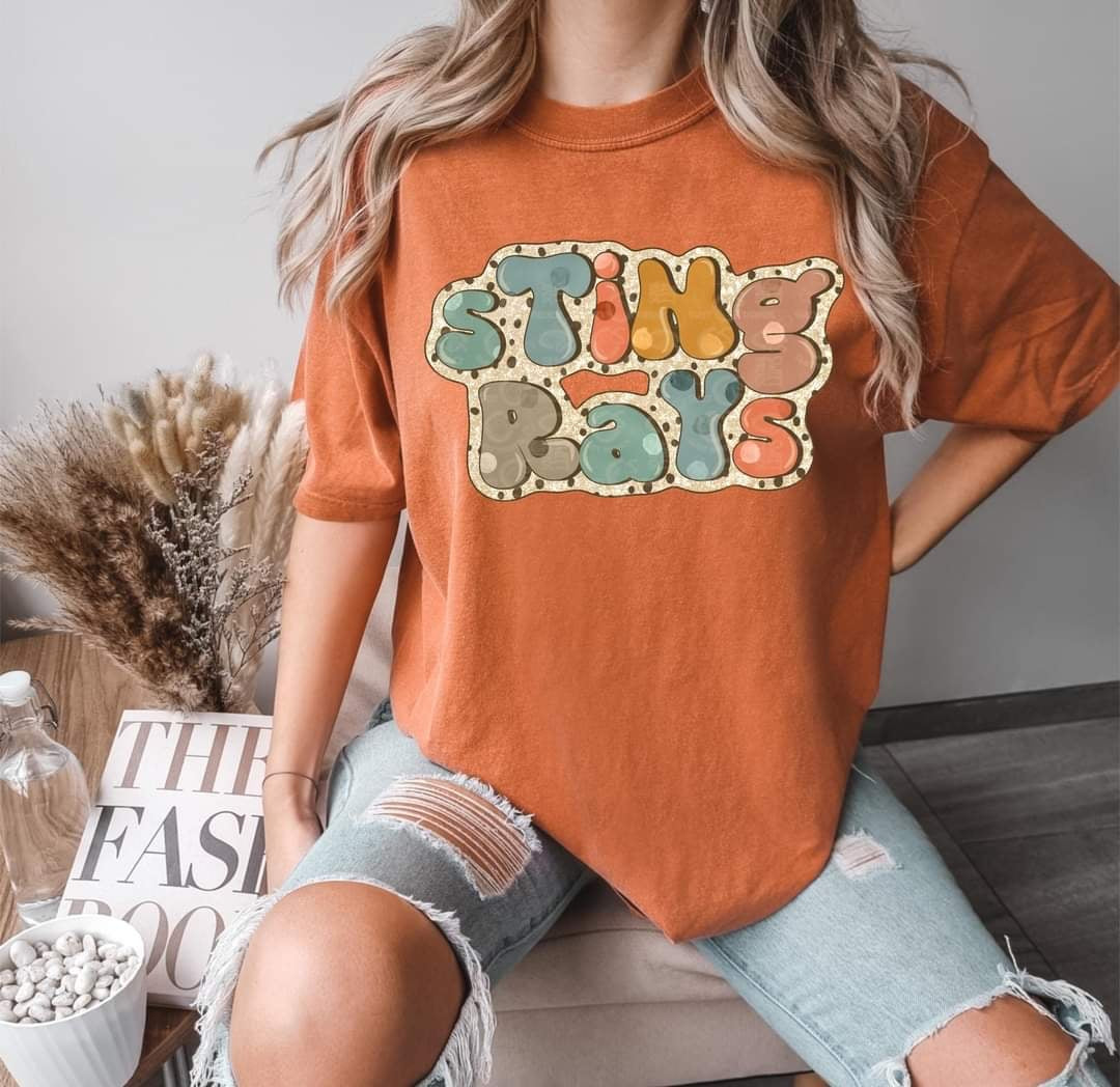 Stingrays boho (C’s) 60245 DTF transfer
