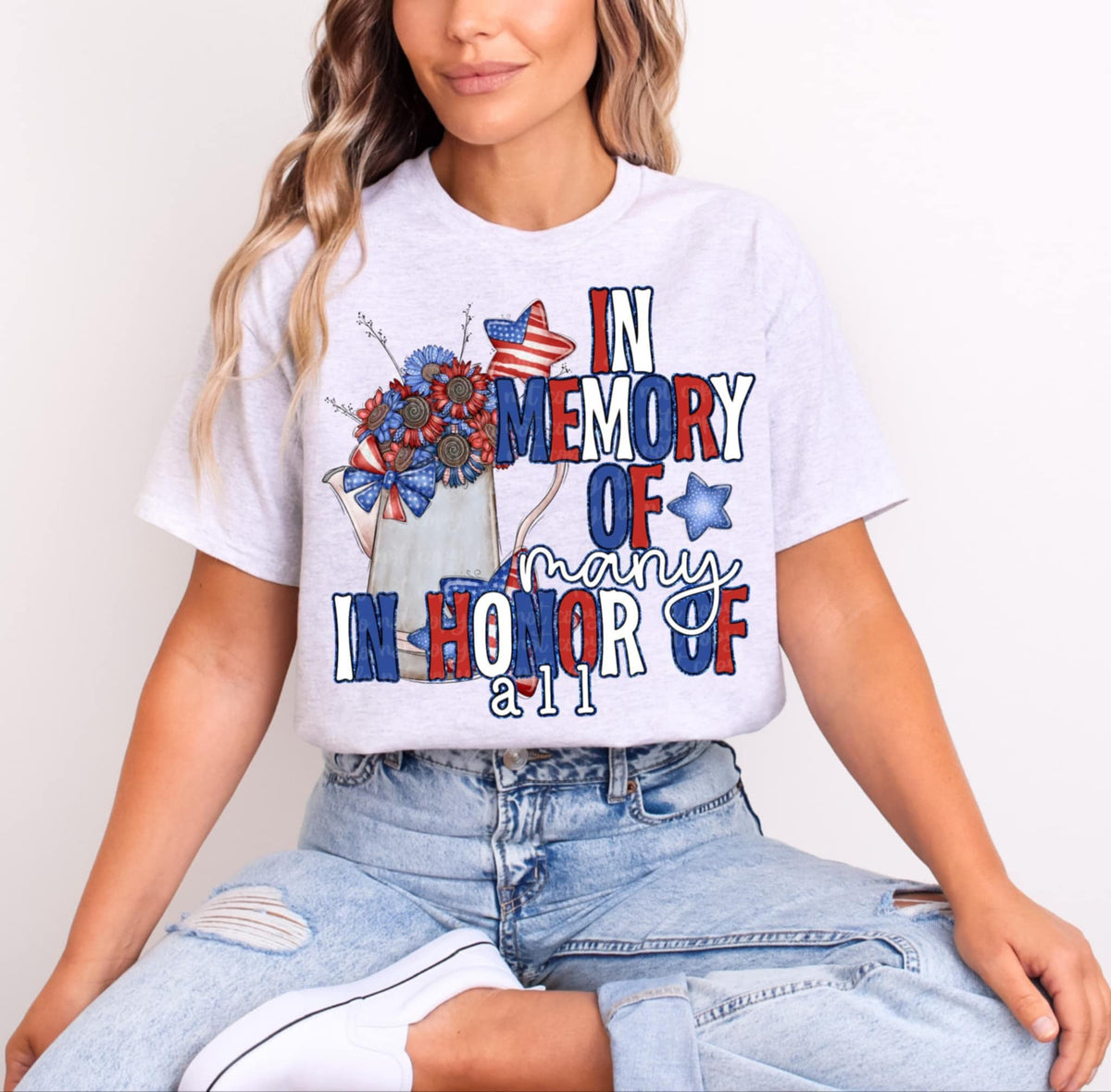 In memory of many in honor of all 94067 DTF transfer