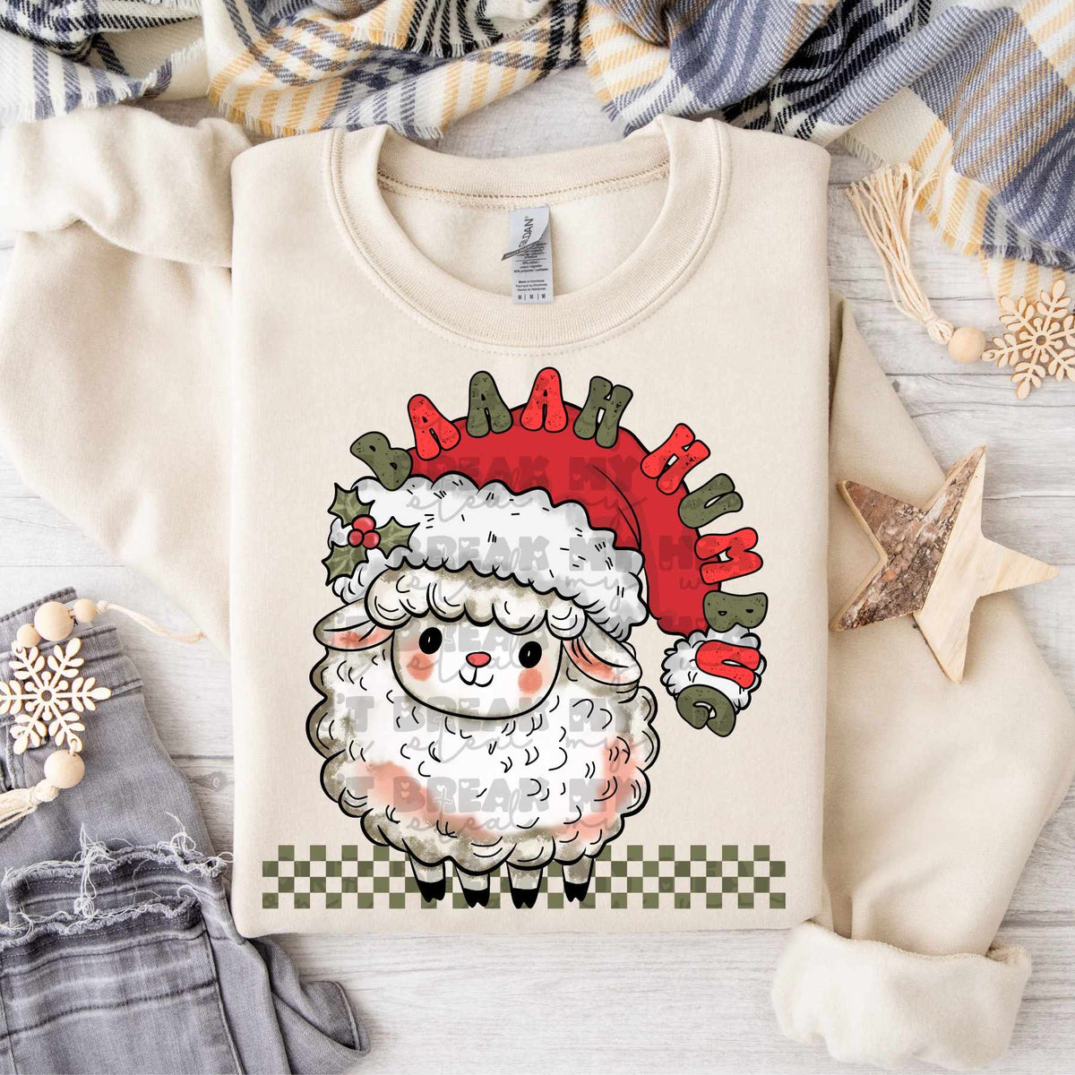 Baaaah humbug (LANE) 62730 DTF transfer