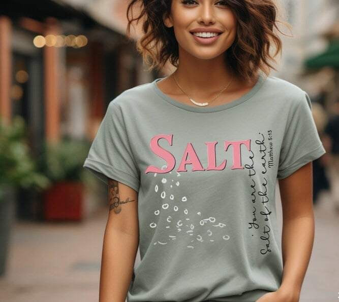 Salt pink font 64306 DTF transfer