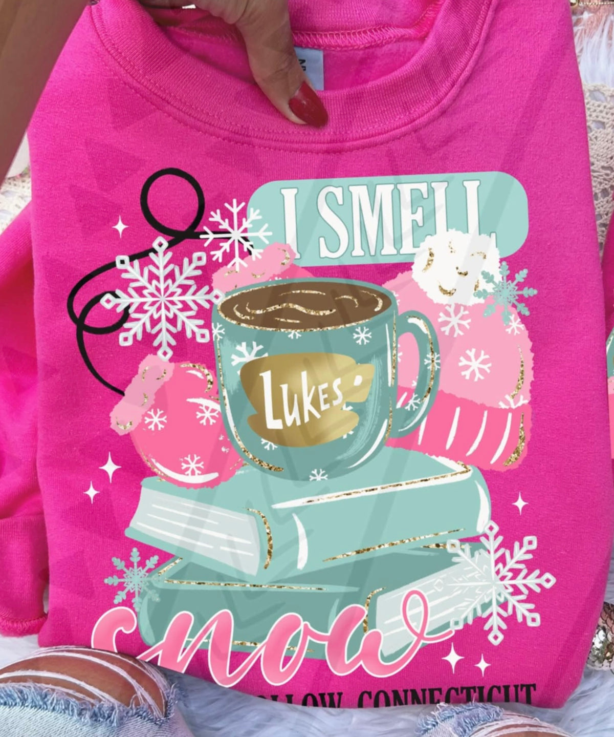 I smell snow cafe TGG DTF transfer