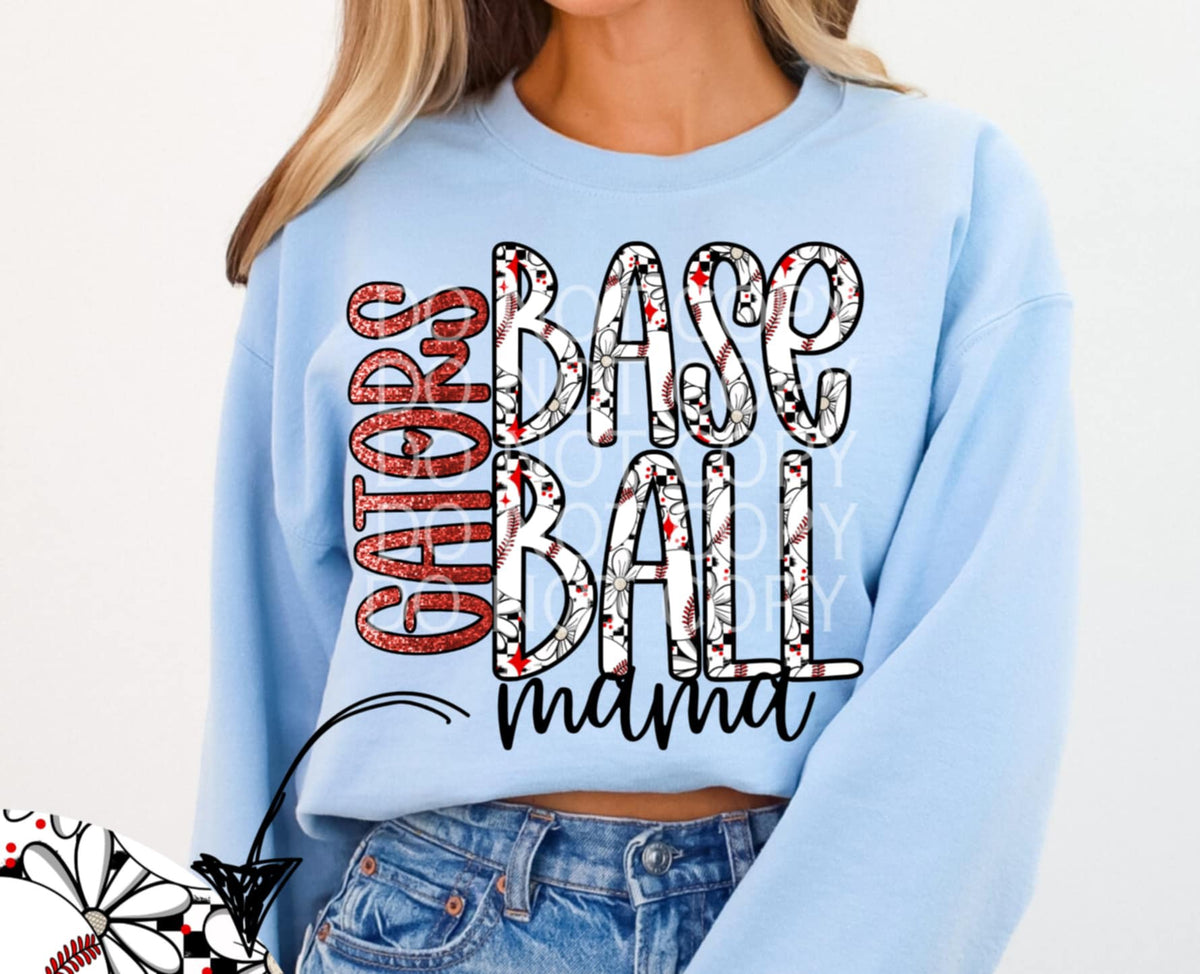 Gators baseball mama (CSG) 85990 DTF transfer