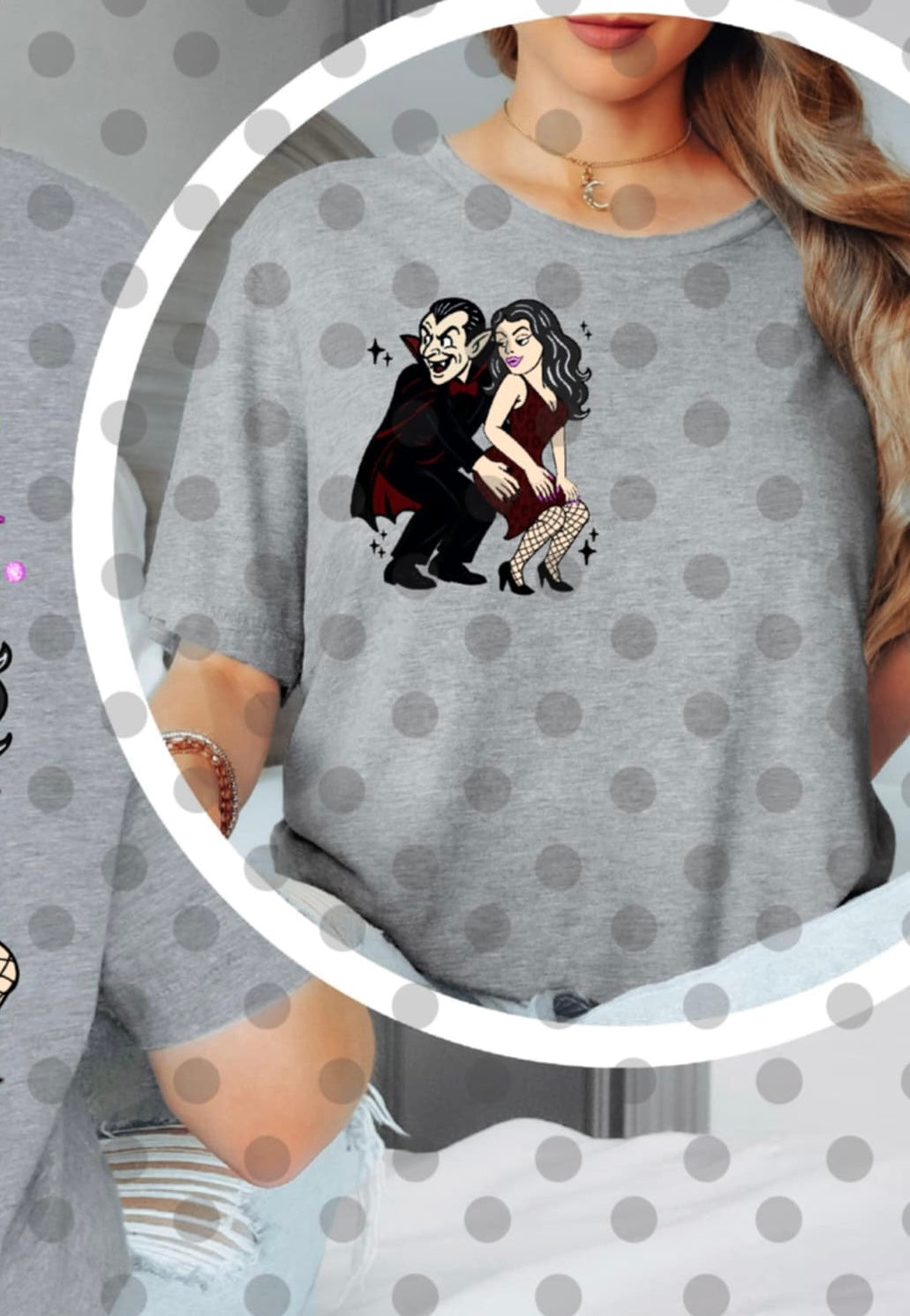 Monster Mash Vampire pocket 111206 DTF transfer