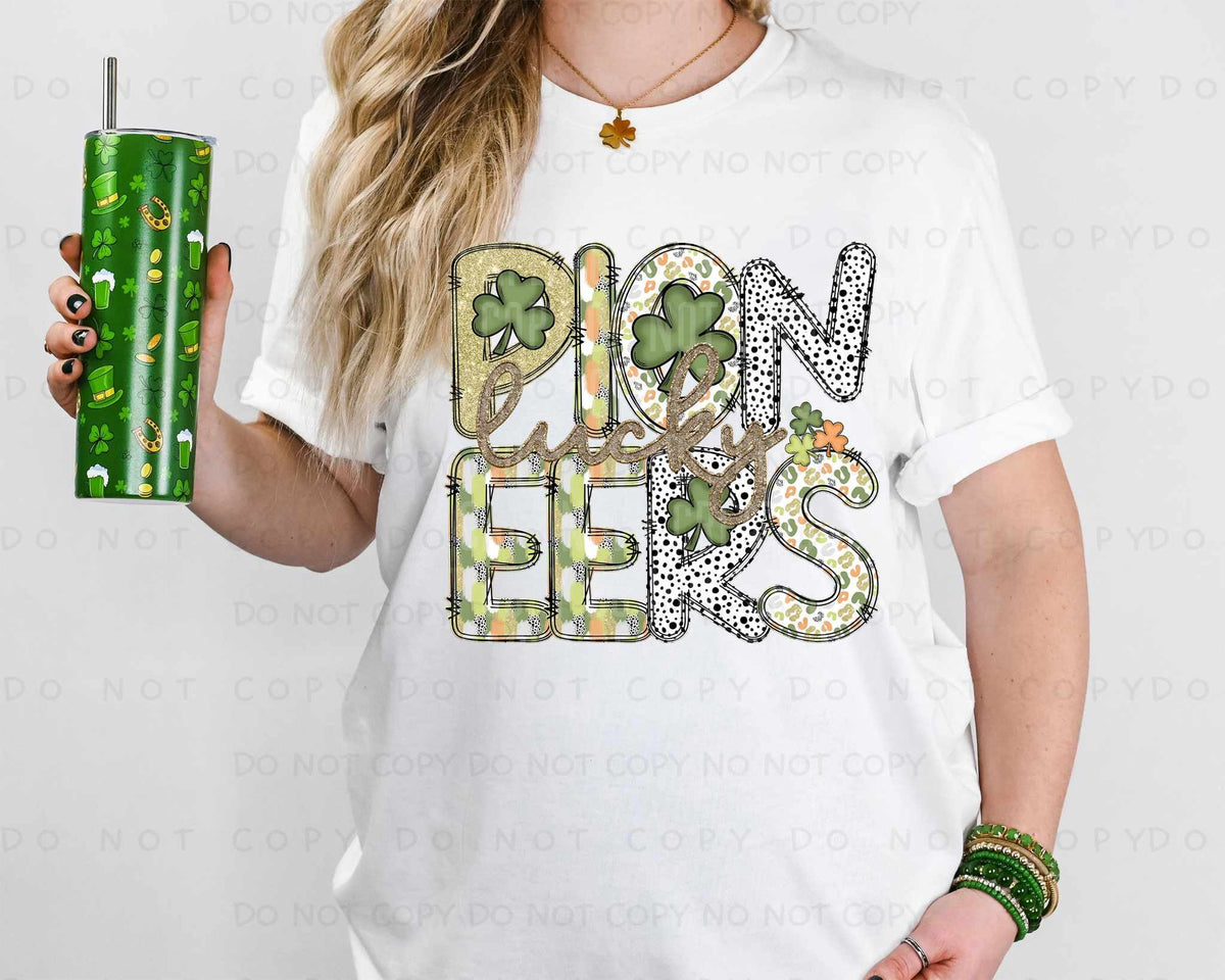 Lucky pioneers st Patrick patterns (caplinger) 82536 DTF transfer