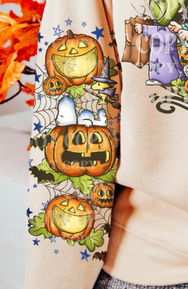 The Great Pumpkin SLEEVE AG DTF transfer