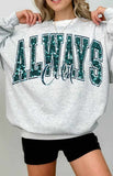 Always cold green sequin 73859 DTF transfer