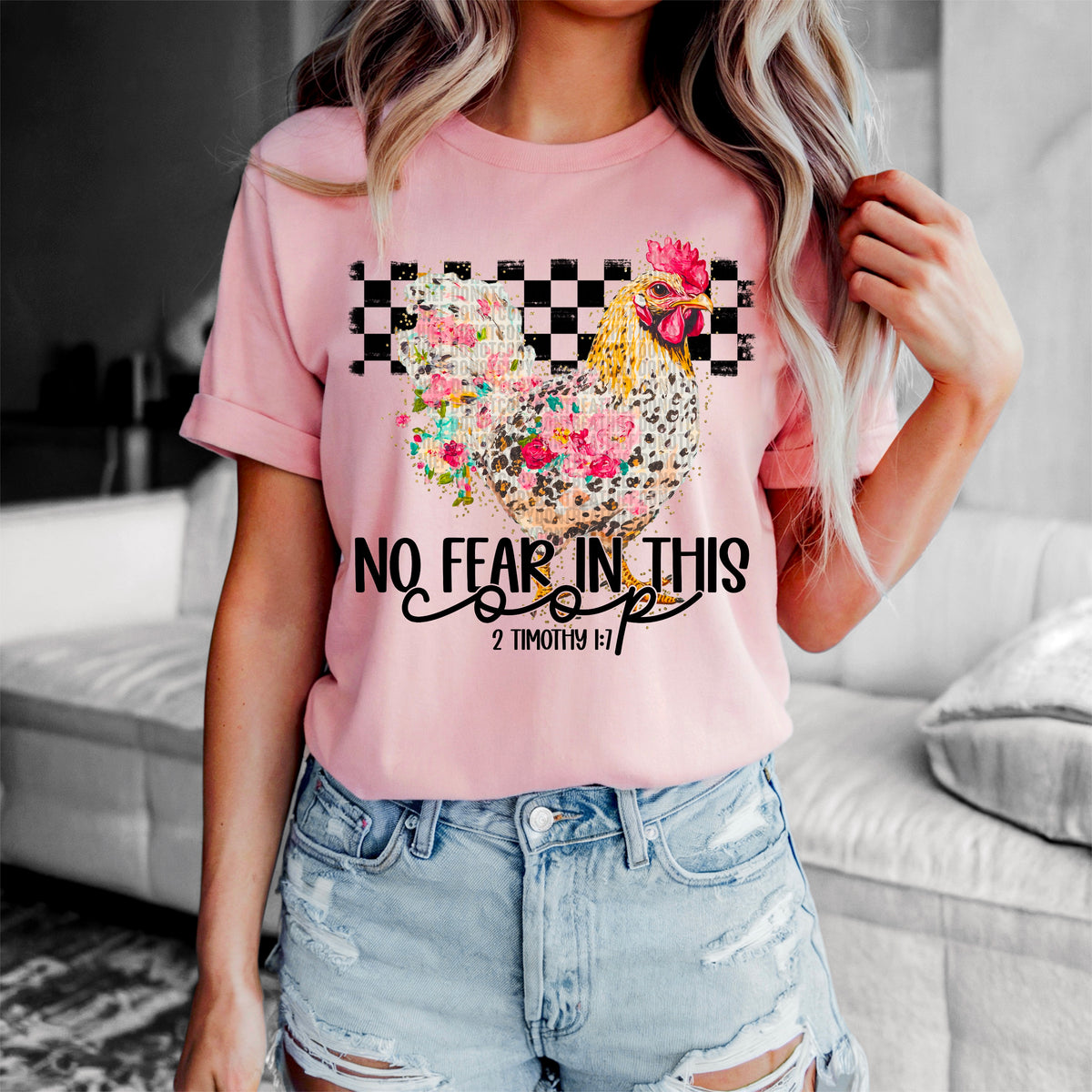 No fear in this coop (SDD) 96007 DTF transfer