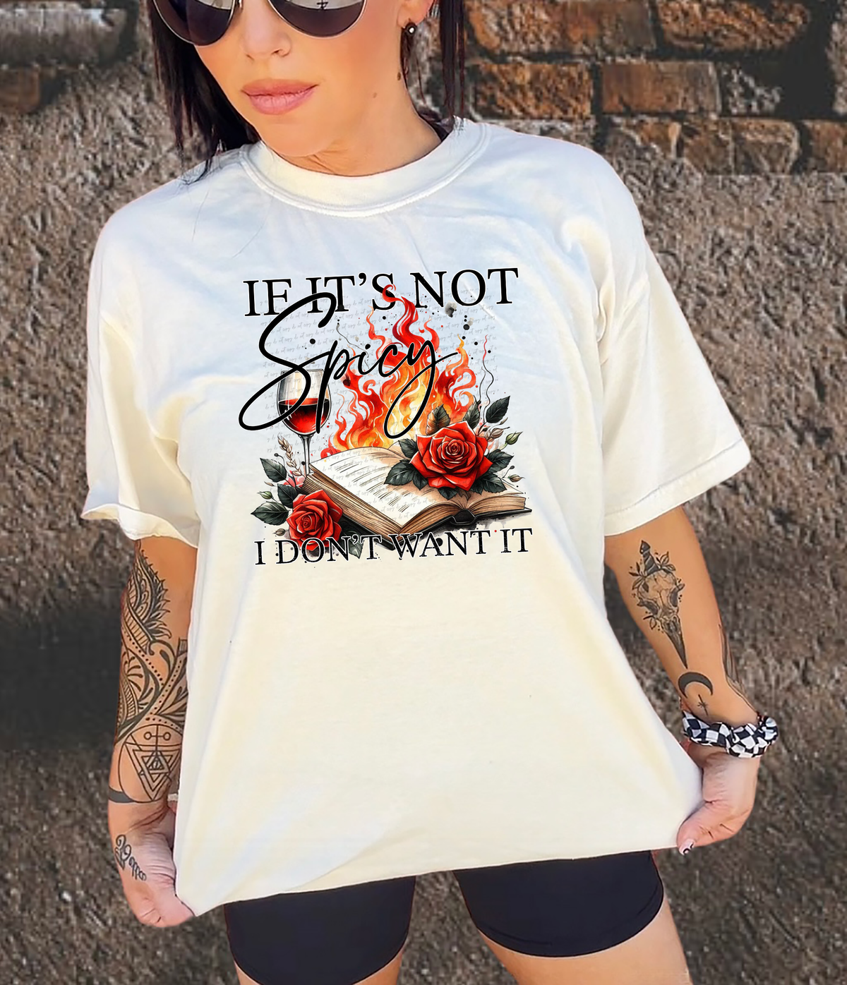 If its not spicy I dont want it 30592 DTF transfers