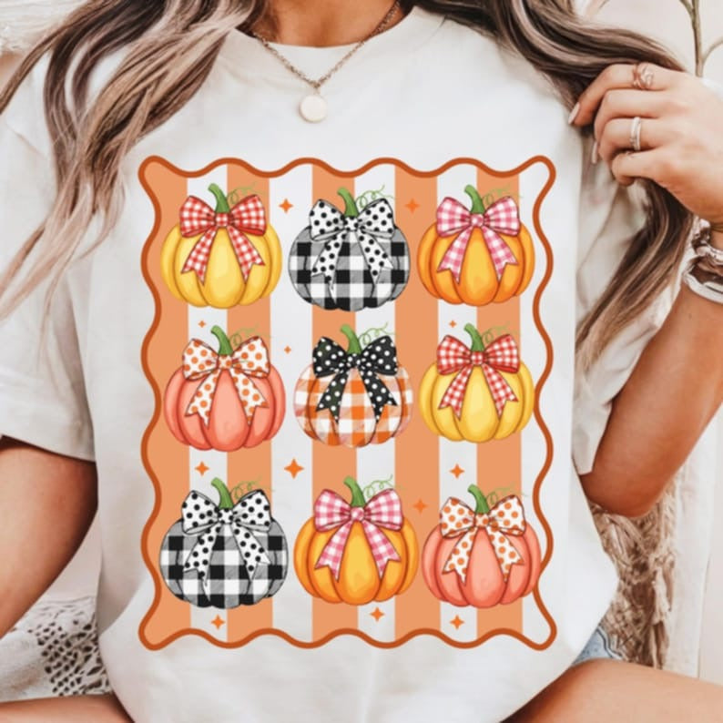 Pumpkin Frame DTF transfer