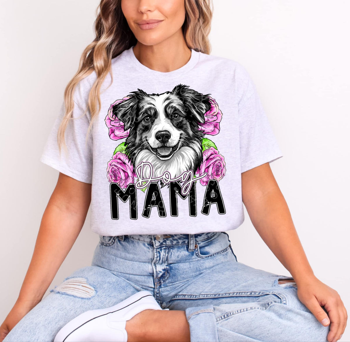 Dog mama Australian shepherd (C’s) 96707 DTF transfer