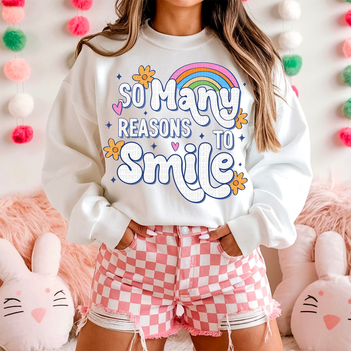 So many reasons to smile 97585 DTF transfer