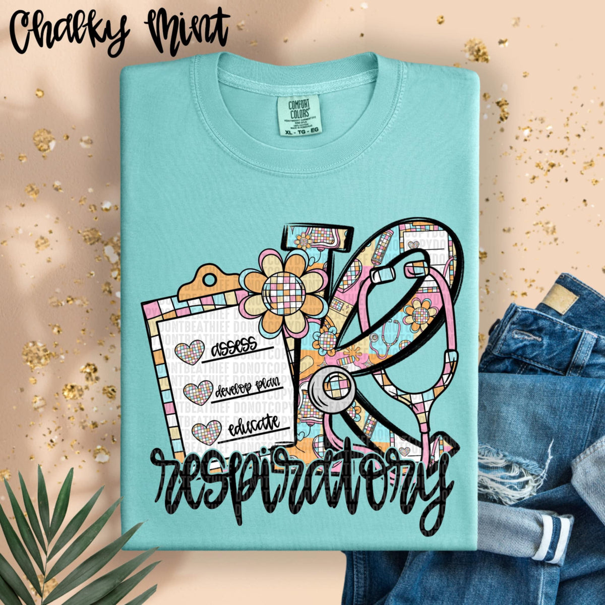 R respiratory clip board (SDD) 98380 DTF transfer