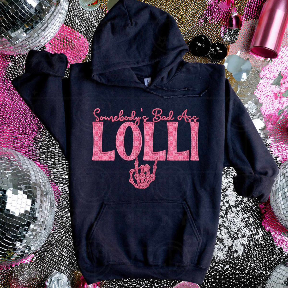 Somebody’s bad ass lolli pink (HW) 75197 DTF transfer