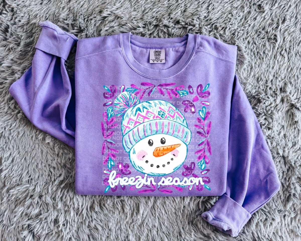 Freezing Season snowman (SCG) DTF Transfer