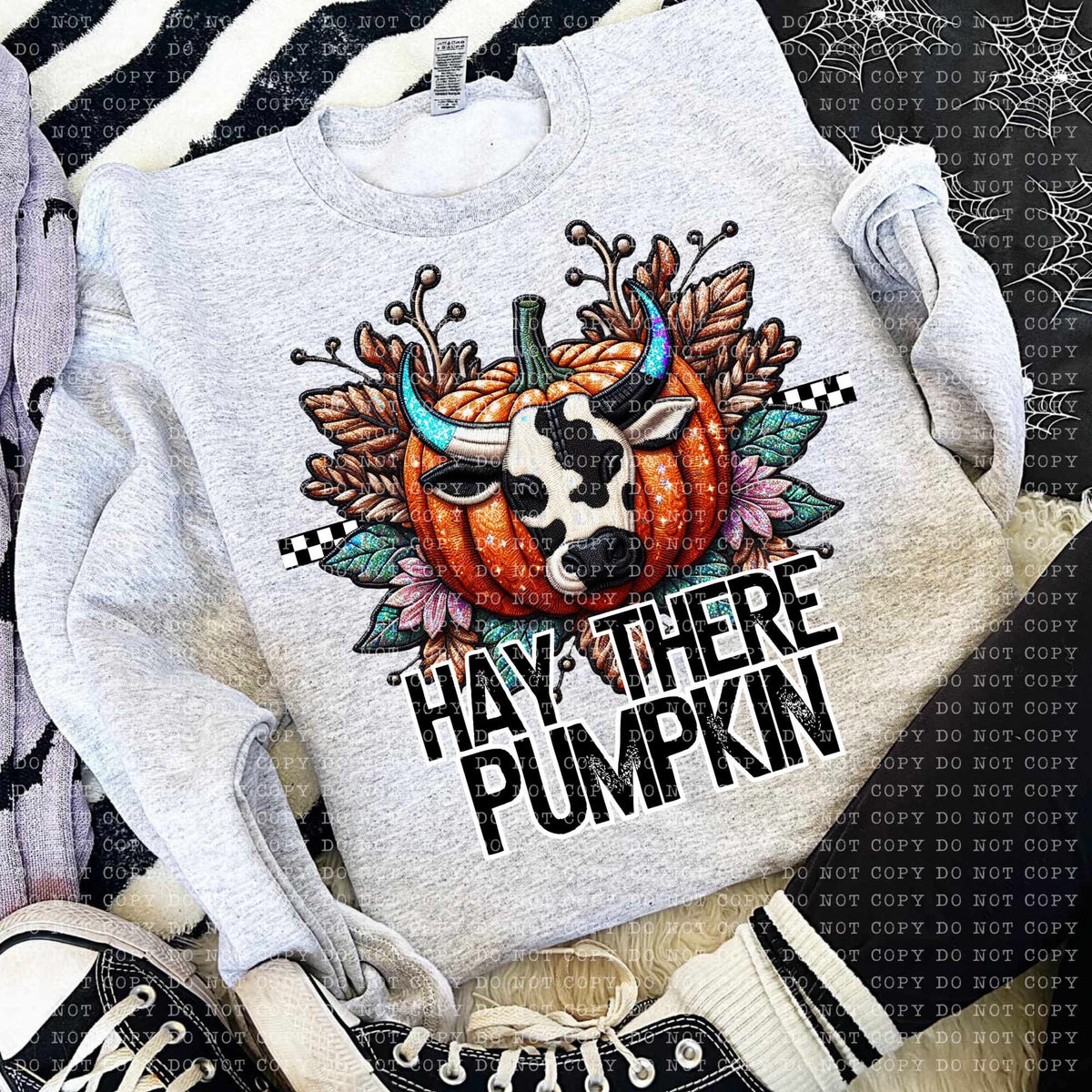 Hay there pumpkin (ECHT) 58767 DTF transfer