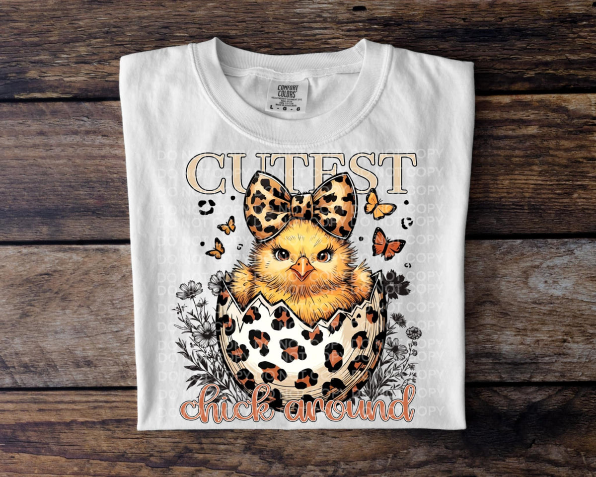 Cutest chick around (SCG) 87971 DTF transfer