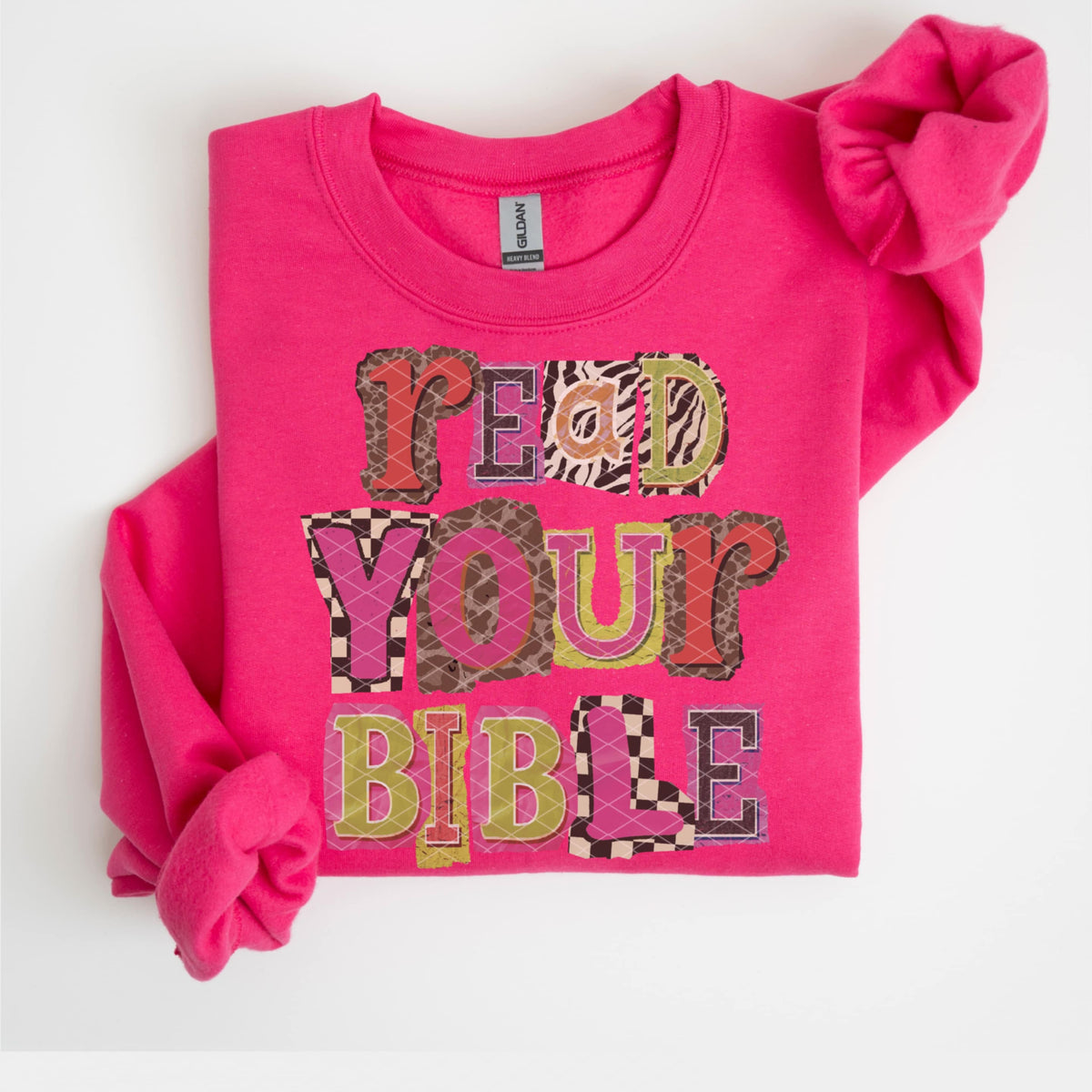 Read your Bible magazine font (SDD) DTF Transfer