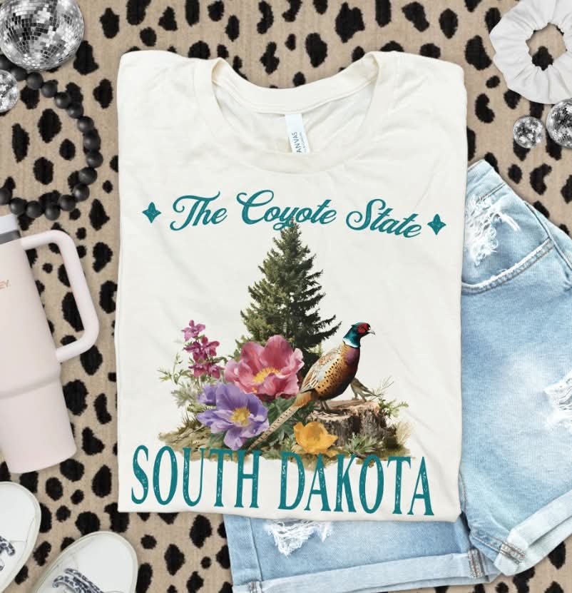 South Dakota flowers (s&g) DTF Transfer