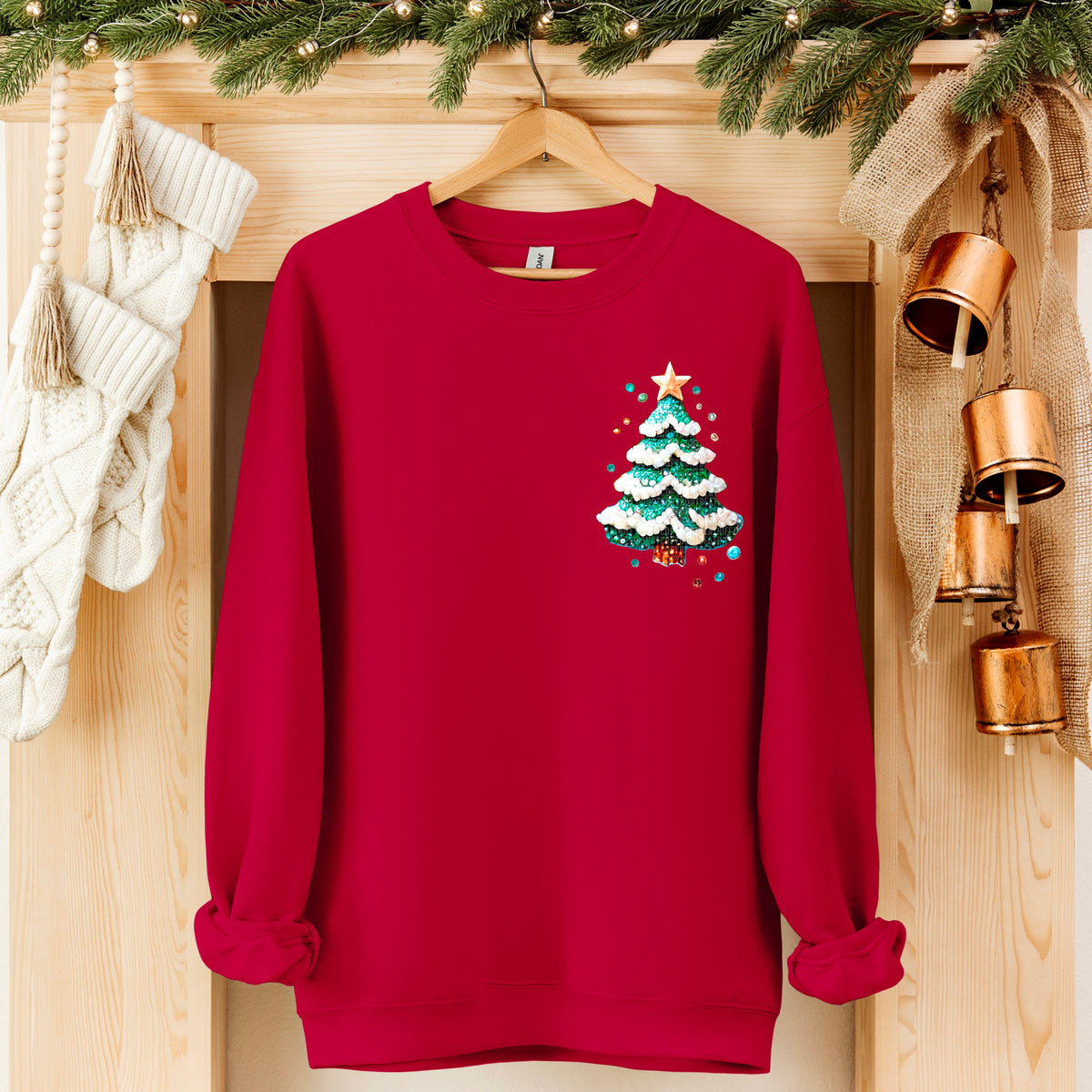 Faux Rhinestone Tree DTF transfer