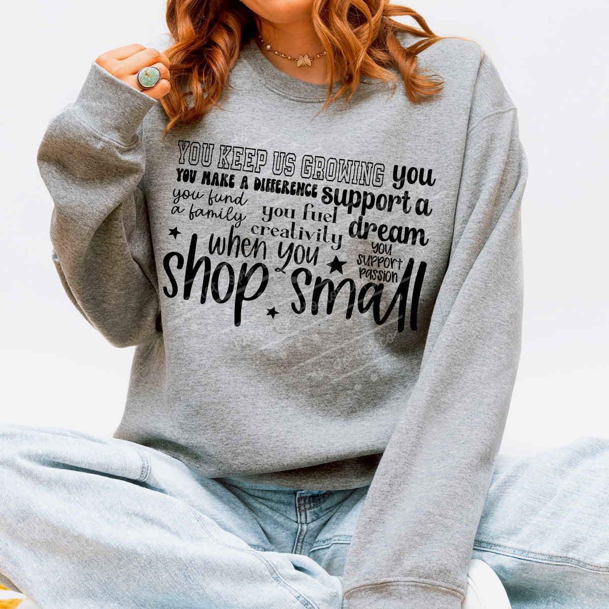 Shop small collage BLACK (scarlow) DTF transfer