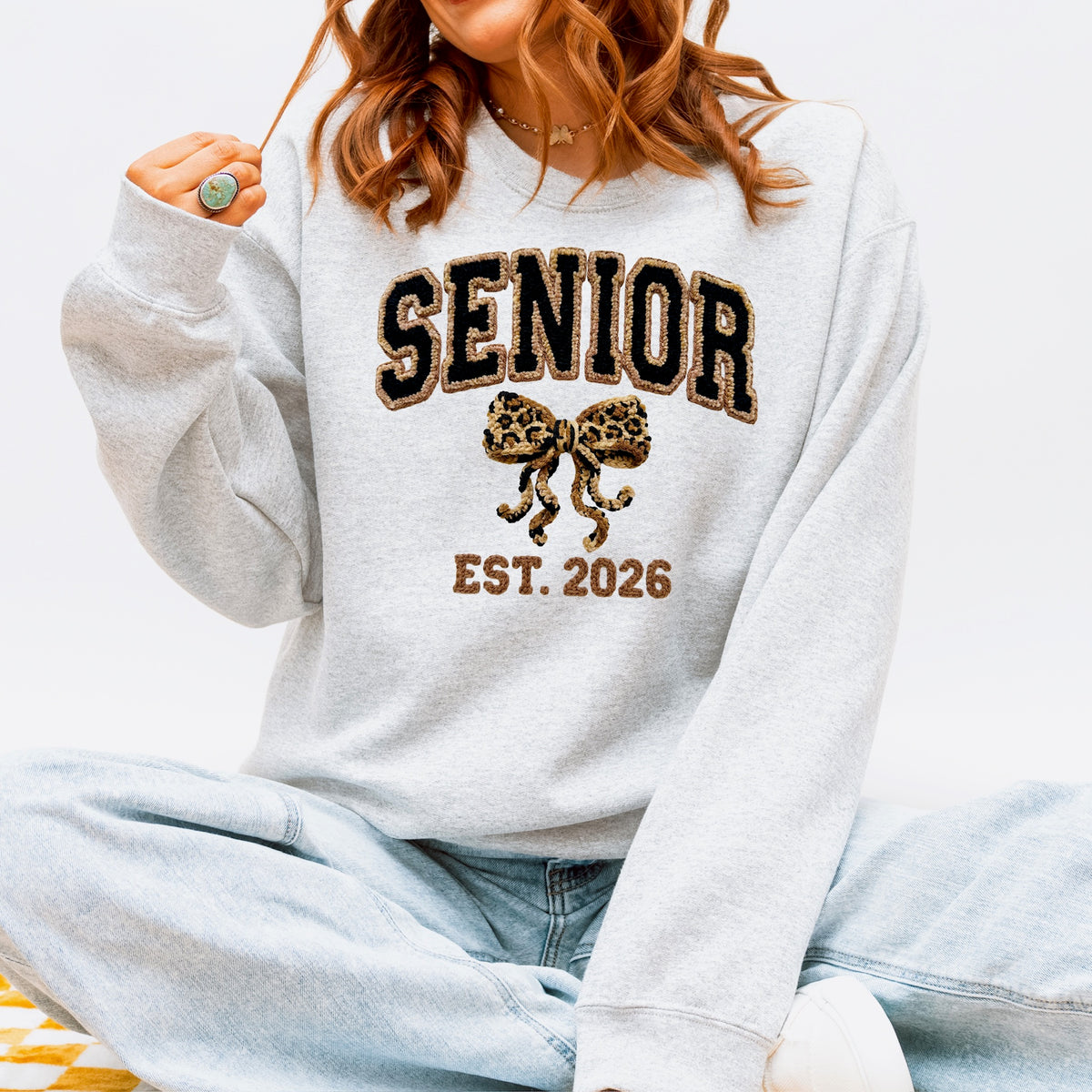 Senior 2026 leopard DTF Transfer