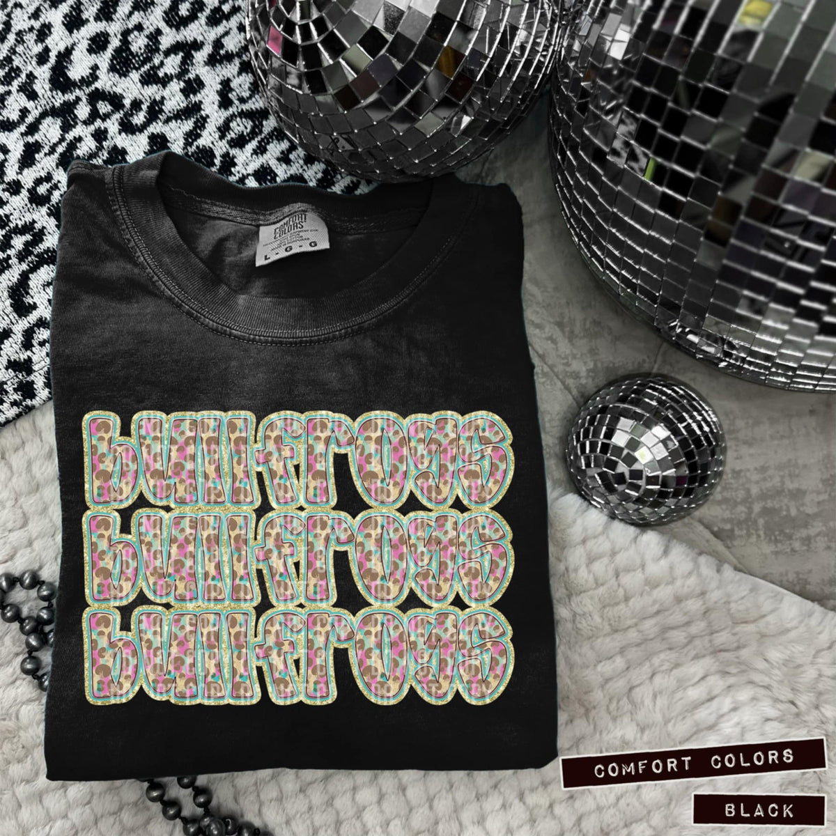 Bullfrogs Leopard Stacked (Caplinger) 98499 DTF transfer