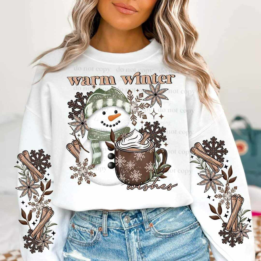 Warm winter wishes FRONT ONLY (CSC) 67135 DTF transfer
