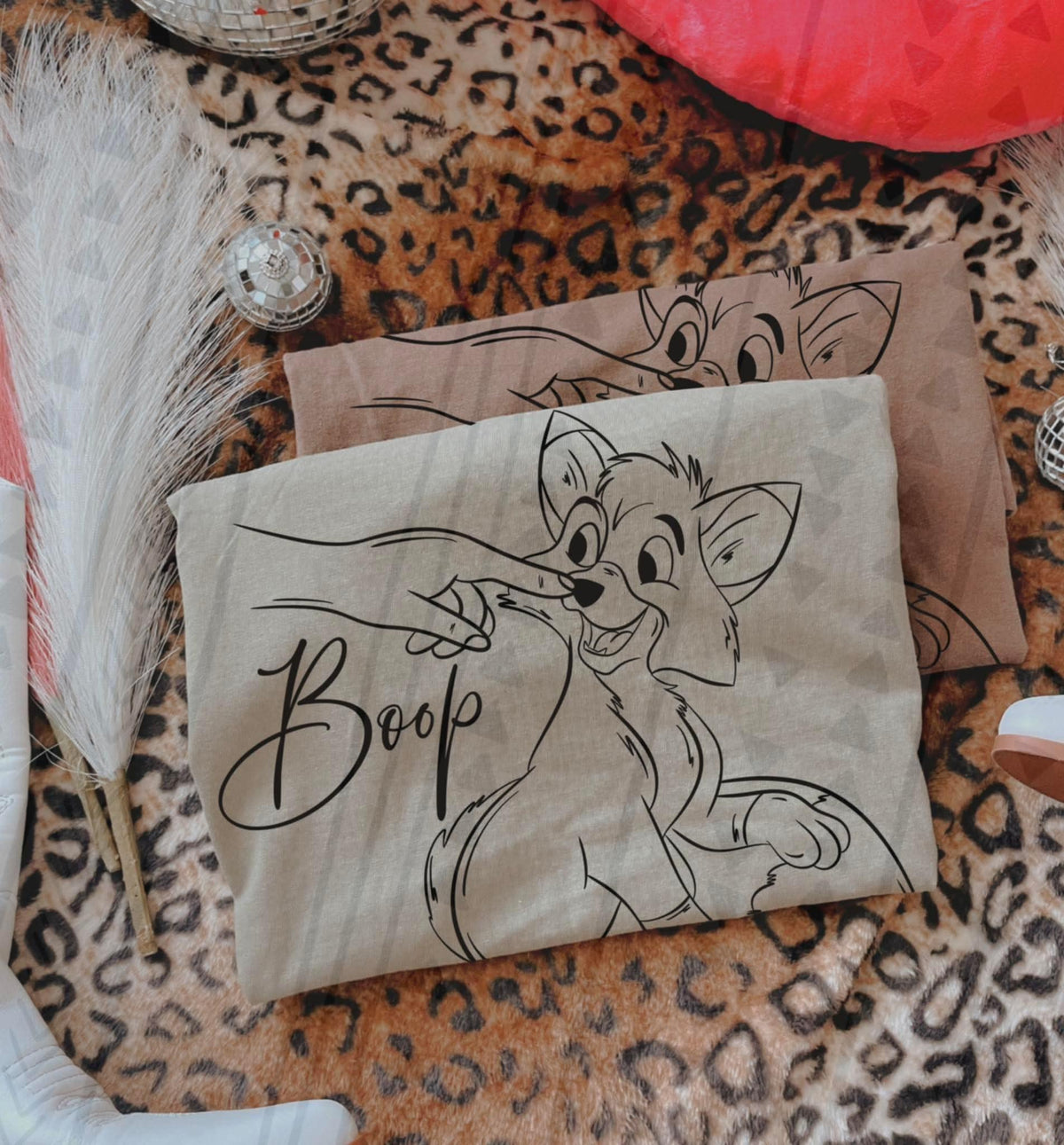 Boop fox TGG DTF transfer