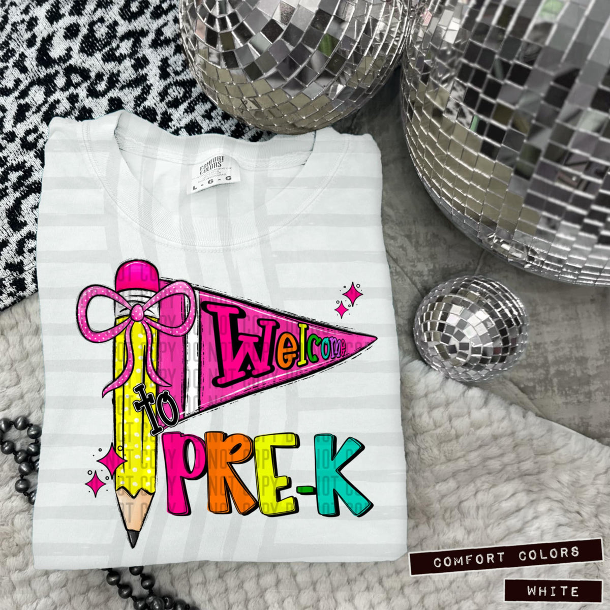 Welcome To Pre-k Grade (caplinger) DTF transfer