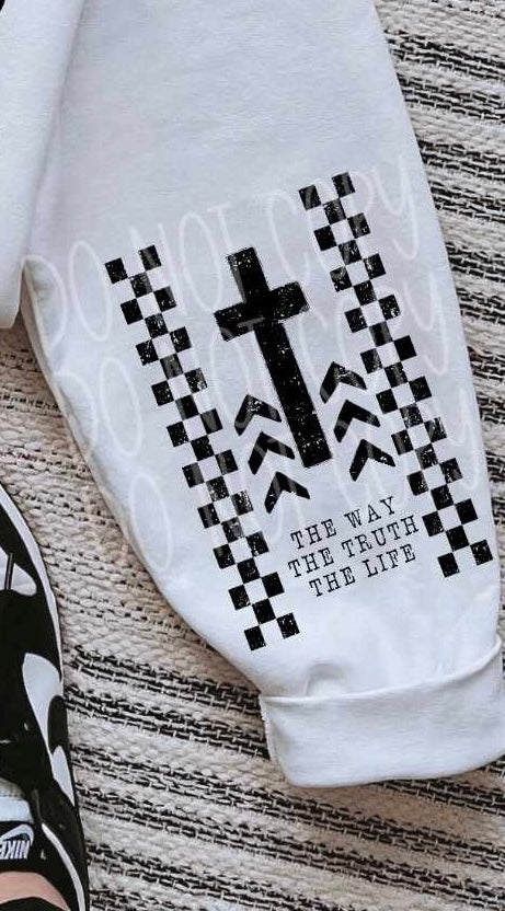 Jesus the was the truth SLEEVE (PH) 67668 DTF transfer