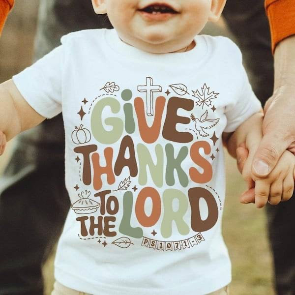 Give thanks to the lord fall doodles (KARTA) 62910 DTF transfer